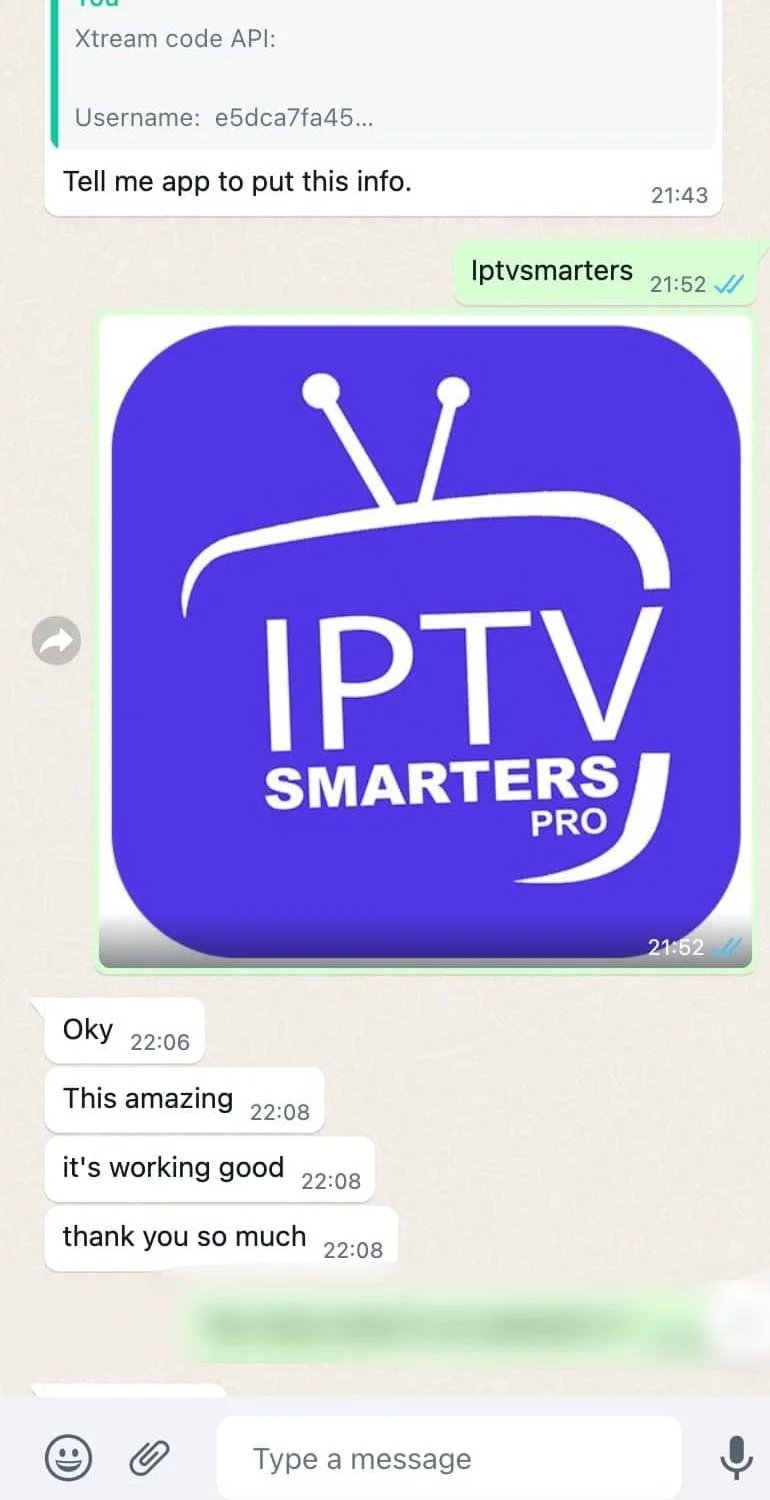 WhatsApp review screenshot